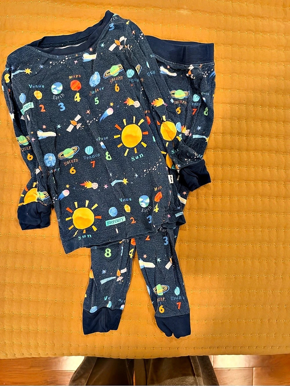 Little Sleepies Space Pajama Set Blue